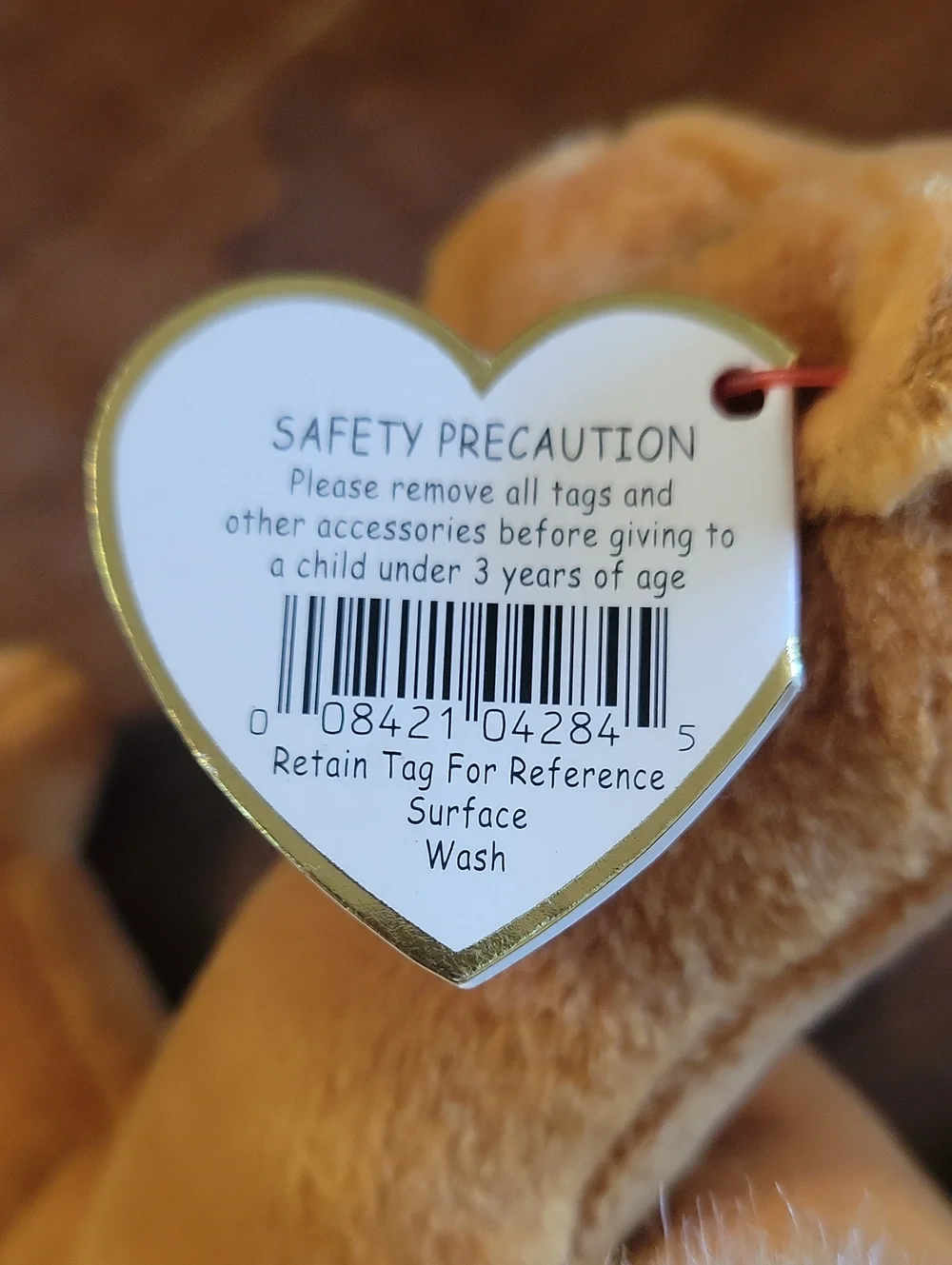 2000 TY Beanie Baby NILES Camel 6.5